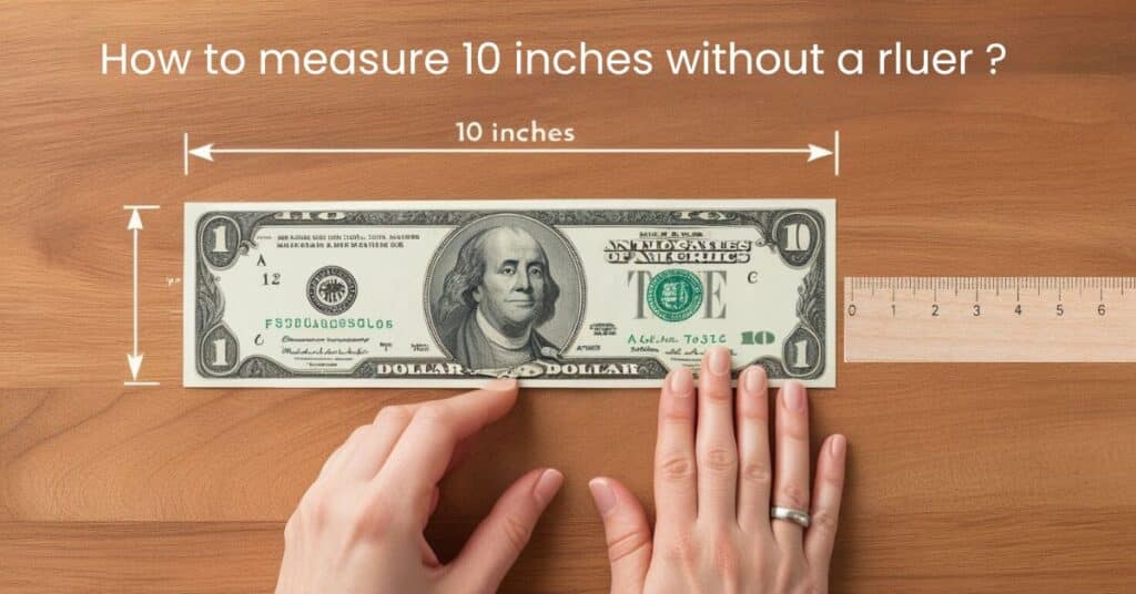 10 inches dollar bill