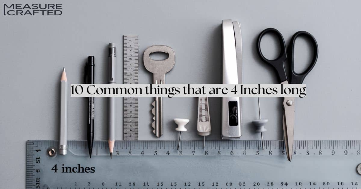 4 inches long items