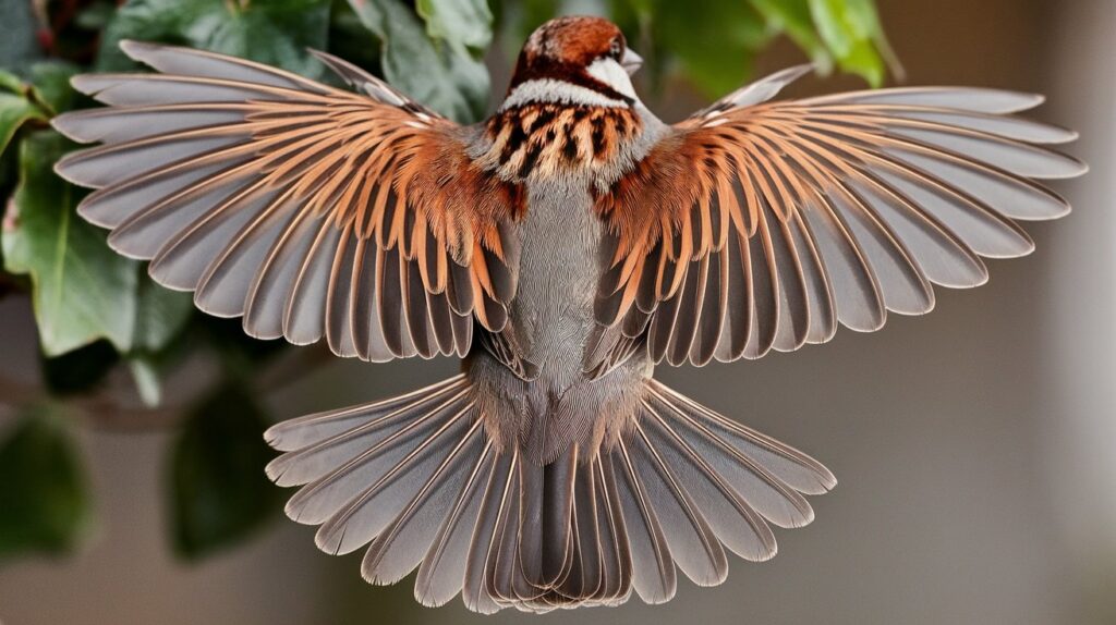 house sparrow wingspan