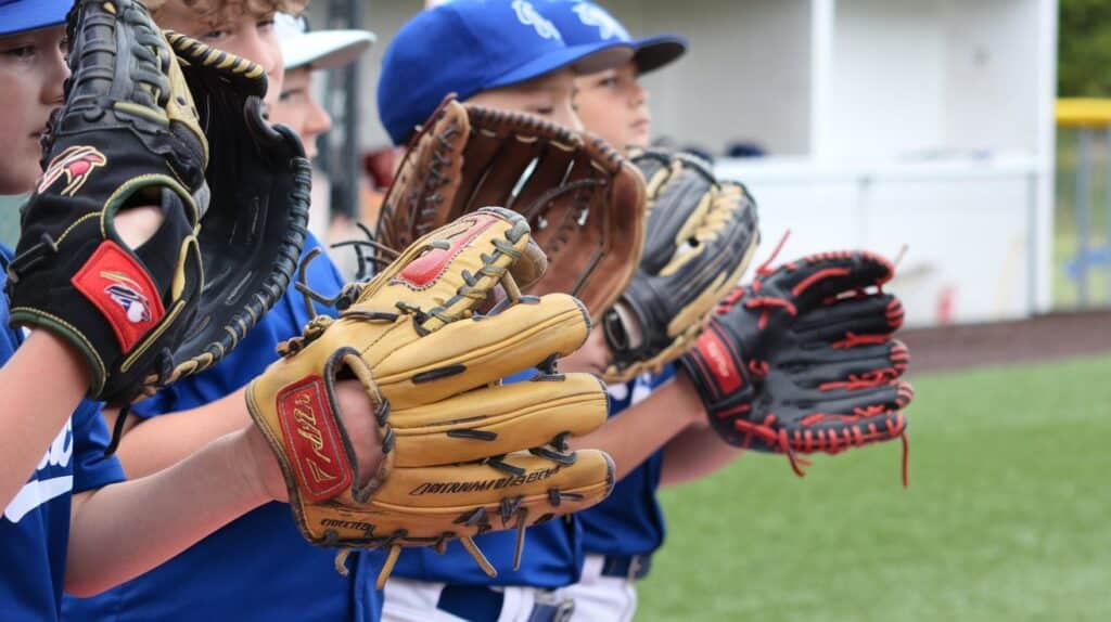 baseball gloves