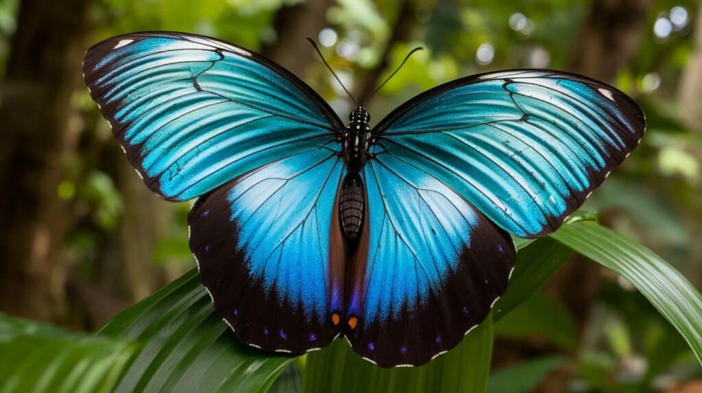 8 inch morpho butterfly