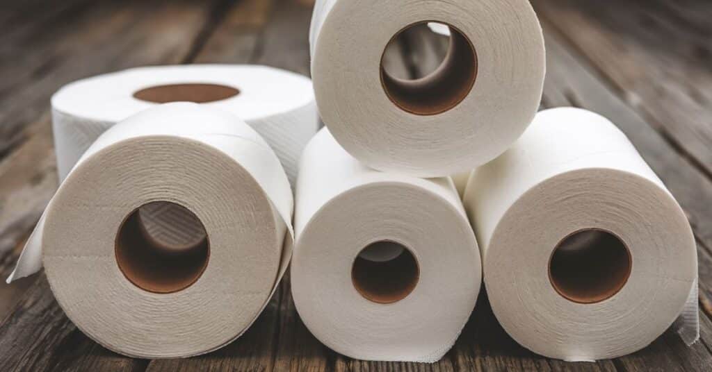 toilet paper rolls