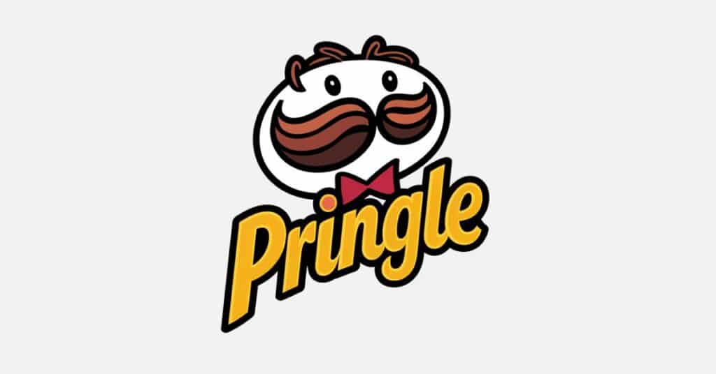 An image in which icon of the pringle is displayed with the word "pringle" written beneath it.