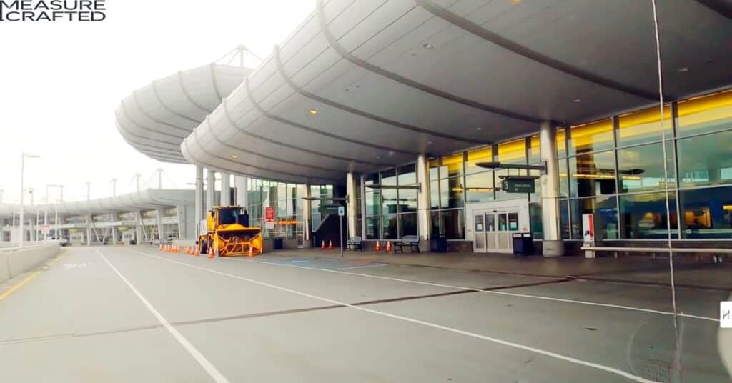 A picture of Anchorage International Airport of Alaska.