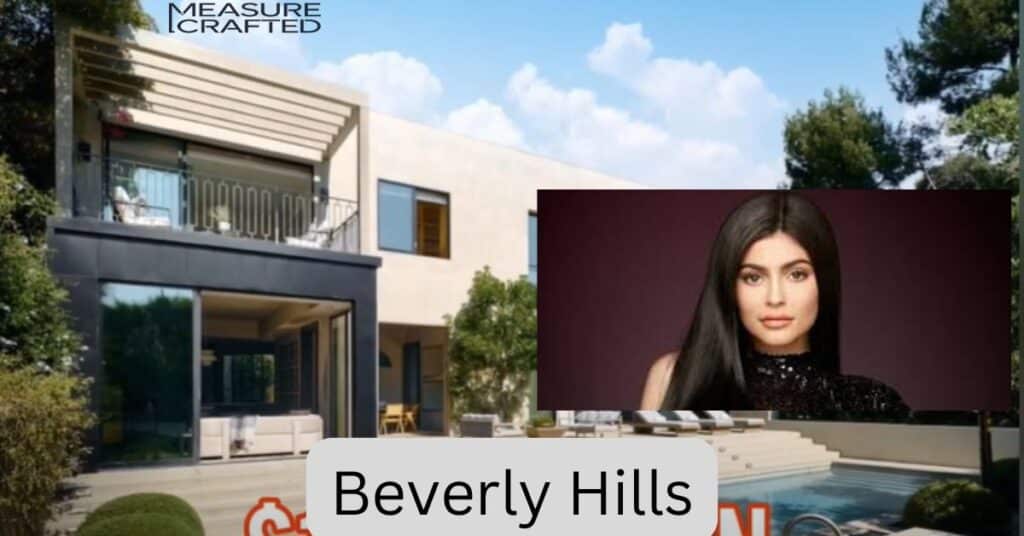 Front view of Beverly Hills Modern Estate.