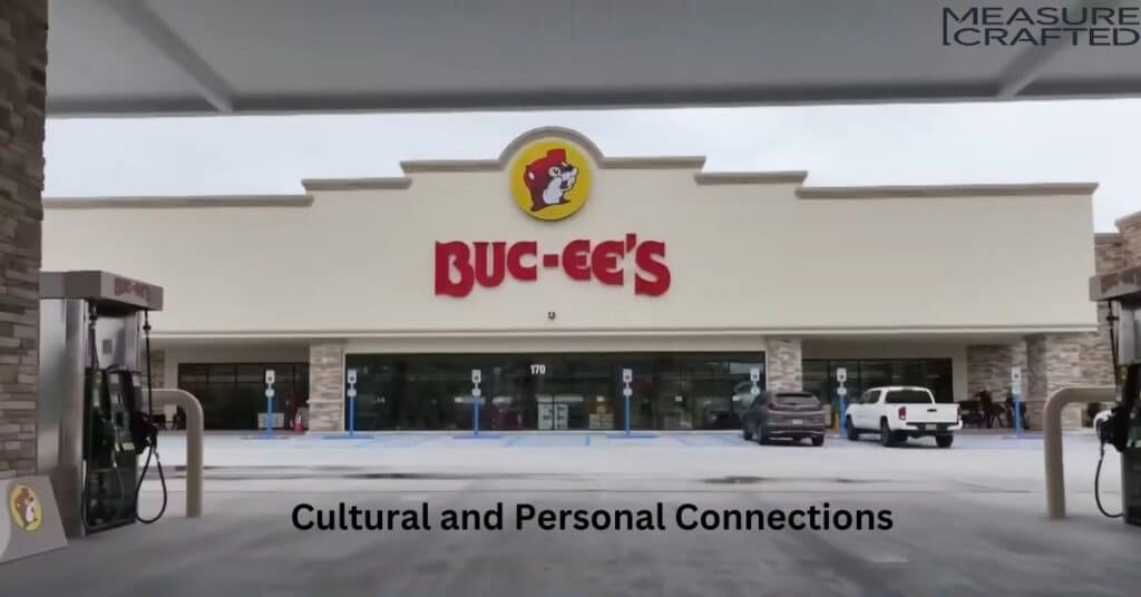 An image of the Buc-ee’s gas station. Some cars are parked outside the Buc-ee’s.